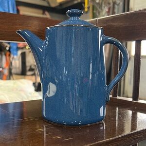 Blue Glazed Lindt Stymeist Creamer with Lid - Kitchen Coffee Accessory Japan